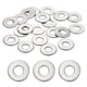 thumbnail image 1 of 20 Pcs M6.5 Arandelas Planas de Acero Inoxidable 304 6.5mm ID 16mm OD 1.2mm de Grosor, Plateado, 1 of 6