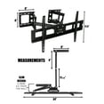 thumbnail image 4 of Mount-It! Full Motion Corner or Flat Wall TV Mount, Fits 37" -63" TV's, Capacity 132 lbs., 4 of 9