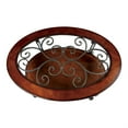 thumbnail image 5 of Furniture of America Azea Solid Wood 2-Piece Coffee Table Set in Brown Cherry, 5 of 14