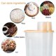 thumbnail image 3 of Brand New Food Container Storage Large Plastic Rice Snacks 1x 3 Containers Bean Case Cereal Keeps Food Fresher, 3 of 11