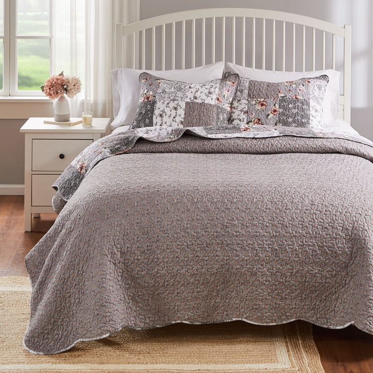Barefoot Bungalow Giulia Cotton-Rich Patchwork Quilt Set photo 4
