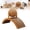 Large, variant on Cat Scratching Ball on Stand - Interactive Sisal Cat Scratcher with 360° Rotating Ball, Solid Wood Cat Scratch Toy for Indoor Cats & Kittens, Durable Claw Sharpener, Furniture Protector (Large)