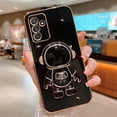 thumbnail image 3 of Samsung Galaxy M54 M14 M52 5G M23 M53 Brillante A Prueba De Golpes Funda De Astronauta Soporte Bordes Rectos Carcasa Elegante Cubierta, 3 of 4