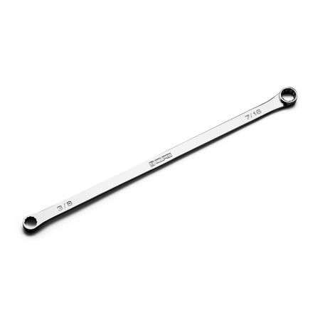 UPC: 0886352118132 | Capri Tools 3/8 x 7/16 in. 0 Degree Offset Extra Long Box End Wrench