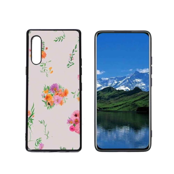 Compatible with LG Velvet 4G Phone Case, Flowers-15 Case Men Women, Flexible Silicone Shockproof Case for LG Velvet 4G