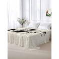 thumbnail image 6 of Letter J Flat Sheets Only Twin XL Size, Soft Breathable Bed Top Sheets for Mattress, Monogram Words Luxury Bedding Flat Sheets for Home Hotel Bedroom Bed Protection, 6 of 9