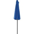 thumbnail image 4 of Global Industrial Outdoor Umbrella with Tilt Mechanism, Olefin Fabric, 8-1/2'W, Blue, 4 of 7