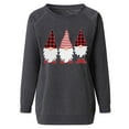 thumbnail image 4 of Fall Sweatshirts for Women Leopard Print Gnome Christmas Shirt Vintage Holiday Sweatshirt Cute Graphic Sweatshirts Women Sweaters Cheap, 4 of 5