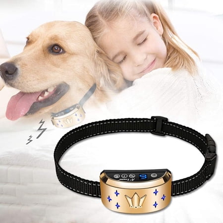 Smart Bark Collar for Dogs Rechargeable Anti Bark Training Collar with Beep Vibration Optional Static Adjustable Fit for 20-150 lb Dogs