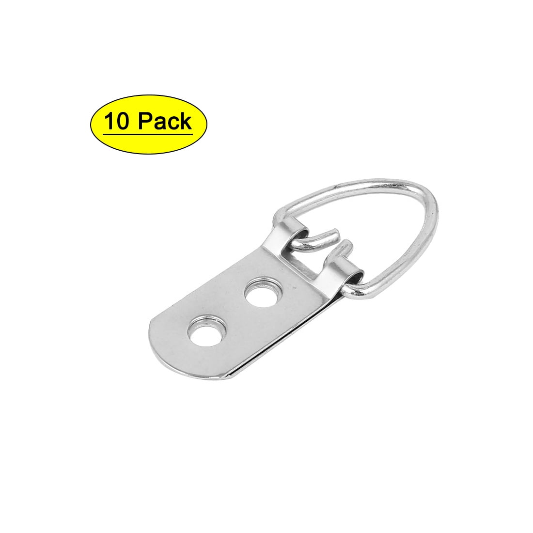 Uxcell Double Hole DRing Picture Frame Hanging Metal Strap Hanger