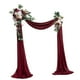 thumbnail image 1 of Kit de arco de flores artificiales para bodas y fiestas con cortina de arco, hecho a mano, para colgar 4, 1 of 7