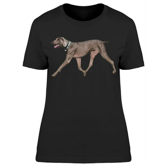 Cute Walking Weimaraner T-Shirt Women -Image by Shutterstock, Female 3X-Large