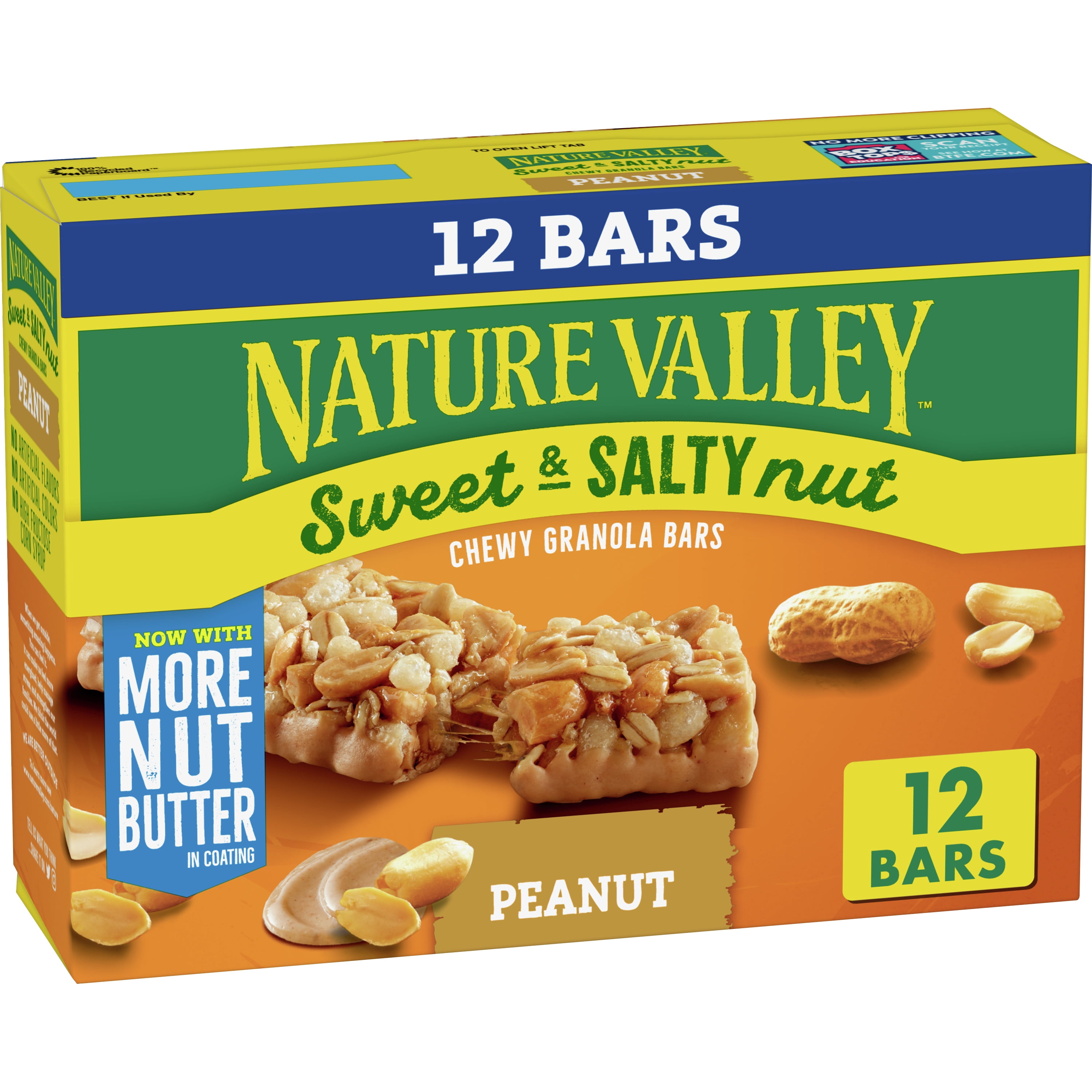 Nature Valley Granola Bars, Sweet and Salty Nut, Peanut, 12 ct, 14.8 oz