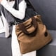 thumbnail image 4 of Bolso bandolera de lona para mujer, bolso de lona artístico de moda para el tiempo libre marrón, 4 of 5