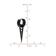 thumbnail image 4 of 1Pc Women Girls Men Triangular Round Earring Triangular round earring Titanium Steel Punk Ear Stud Buckle Ring Party Jewelry, 4 of 6