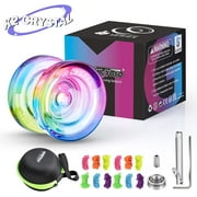Magic Yoyo K2 Professional Responsive Yo-Yo for Kids Play, Plastic Yo Yo (Rainbow Gradient Color)