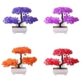 thumbnail image 3 of Cheers.US Artificial Green Plant Flower Drop Bonsai Potted Pine Tree Home Office Decor, 3 of 7