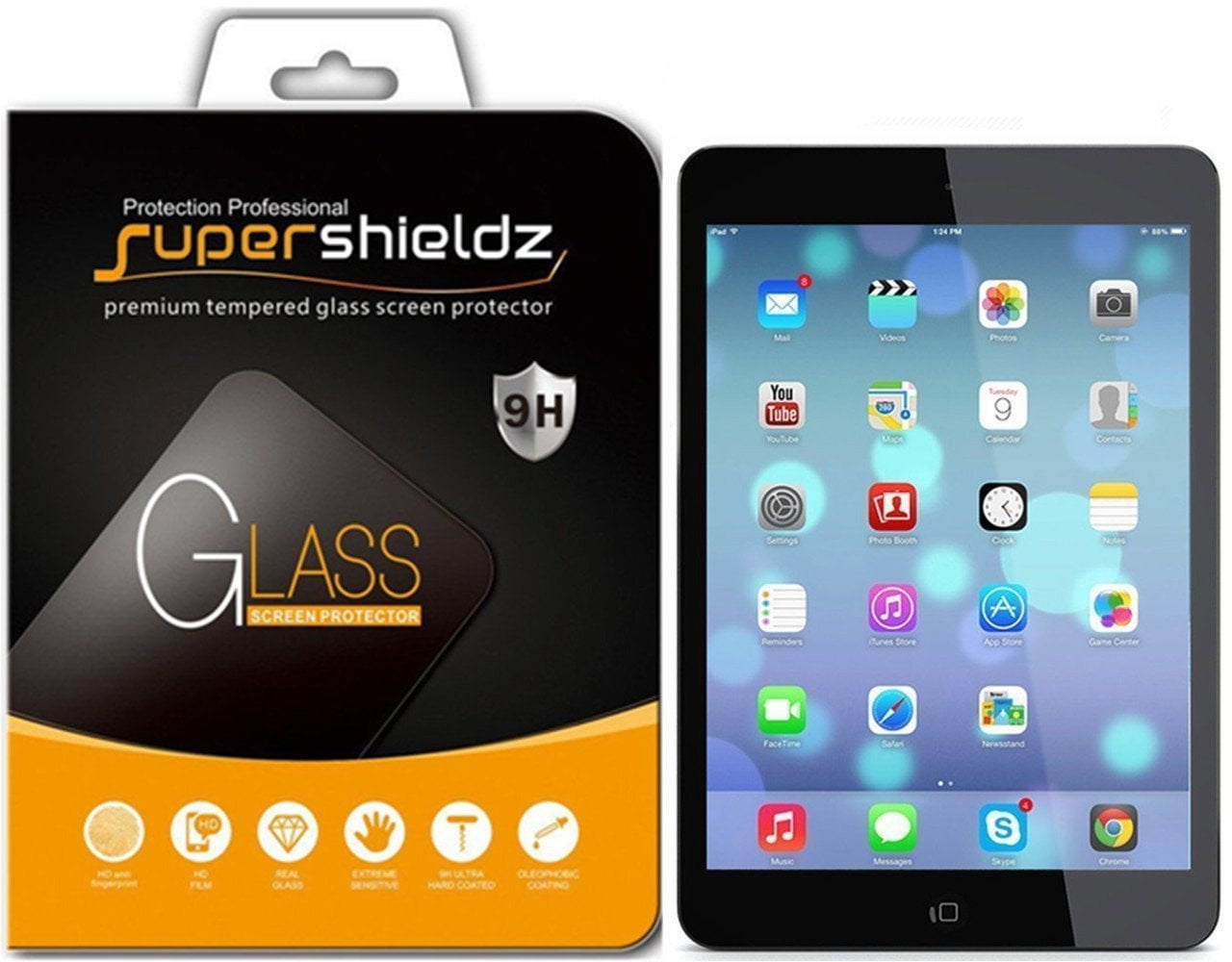 2x Supershieldz Tempered Glass Screen Protector for iPad Pro 12.9/" 2015-2017