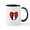 White/Black Inside, variant on CafePress - Penguin Valentine Mugs - 11 oz Ceramic Mug - Novelty Coffee Tea Cup