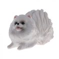 thumbnail image 3 of Mini figura de animal realista de plástico para recuerdo de fiesta - Pomerania blanco, 3 of 6