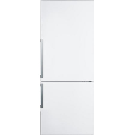 FFBF281W 28 Energy Star Bottom Freezer Refrigerator with 16.8 cu. ft. Capacity  LED Lighting  Open Door Alarm and Glass Shelves with a Wine Rack  in