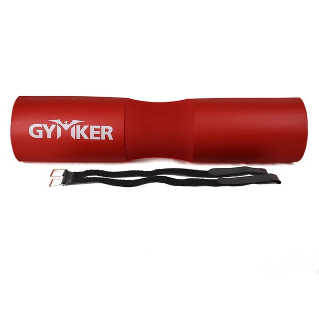 Cojín protector de cuello para barra rojo GYMKER Cojín protector de cuello