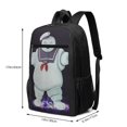 thumbnail image 3 of Ghostbusters Stay-Puft-Backpack Shoulders Daypack Student School Bag Satchel Bookbag Outdoor Casual Laptop Rucksack Knapsack 17 inch, 3 of 6