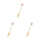 thumbnail image 2 of Advancent Dibujos animados Adorable Home Hotel Vajilla Reutilizable Lavable Mezcla Vajilla Ensalada Postre Cubiertos Donut Tenedor Rosa Type1 NO1, 2 of 6