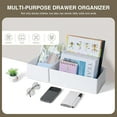 thumbnail image 3 of DIMJ Drawer Organizers Clothes, Set of 4 Dresser Organizer Bins, Fabric Closet Organizers and Storage, Shallow Drawer Dividers for Nursery, Clothing, Baby Clothes, Socks, Underwears, Tie (Beige), 3 of 10