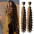 thumbnail image 2 of Fiudx Peluca Ondulada de Aspecto Natural para Trenzas, Cabello Humano Suave Al Tacto, Malla Elástica Ajustable, Diseño Transpirable y Cómodo, Ideal para Uso Diario y Fiestas, Ideal para Cualquier Tem, 2 of 2