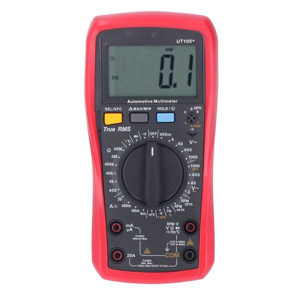 Voltmeter, Digital Multimeter Broad Application Battery Powered Wide Testing Rage For Repair