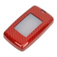 thumbnail image 4 of Funda para mando a distancia de coche, funda para mando a distancia de fibra de carbono con llavero para Range Rover L405 Sport L494, color rojo, 4 of 5
