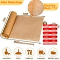 thumbnail image 3 of Aovky Honeycomb Packing Paper, 204' x 15" Cushion Packing Paper for Moving Shipping Packaging Breakables, Substitute Alternative for Bubble Cushioning Wrap Roll Kraft with 20 Fragile Stickers, 3 of 7