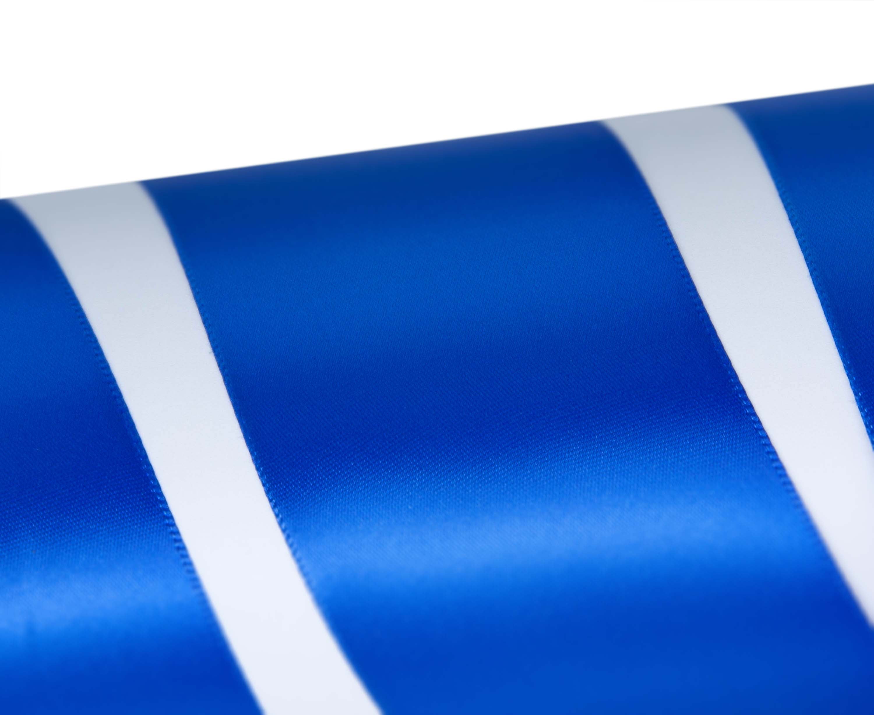 Offray Ribbon, Royal Blue 2 1/4 inch Single Face Satin Polyester Ribbon, 9 feet