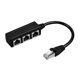 thumbnail image 2 of GOOHOCHY Cable divisor Ethernet RJ45 SOLUSTRE, adaptador de extensión de red de 1 macho a 3 hembras (interfaz aleatoria), 2 of 8