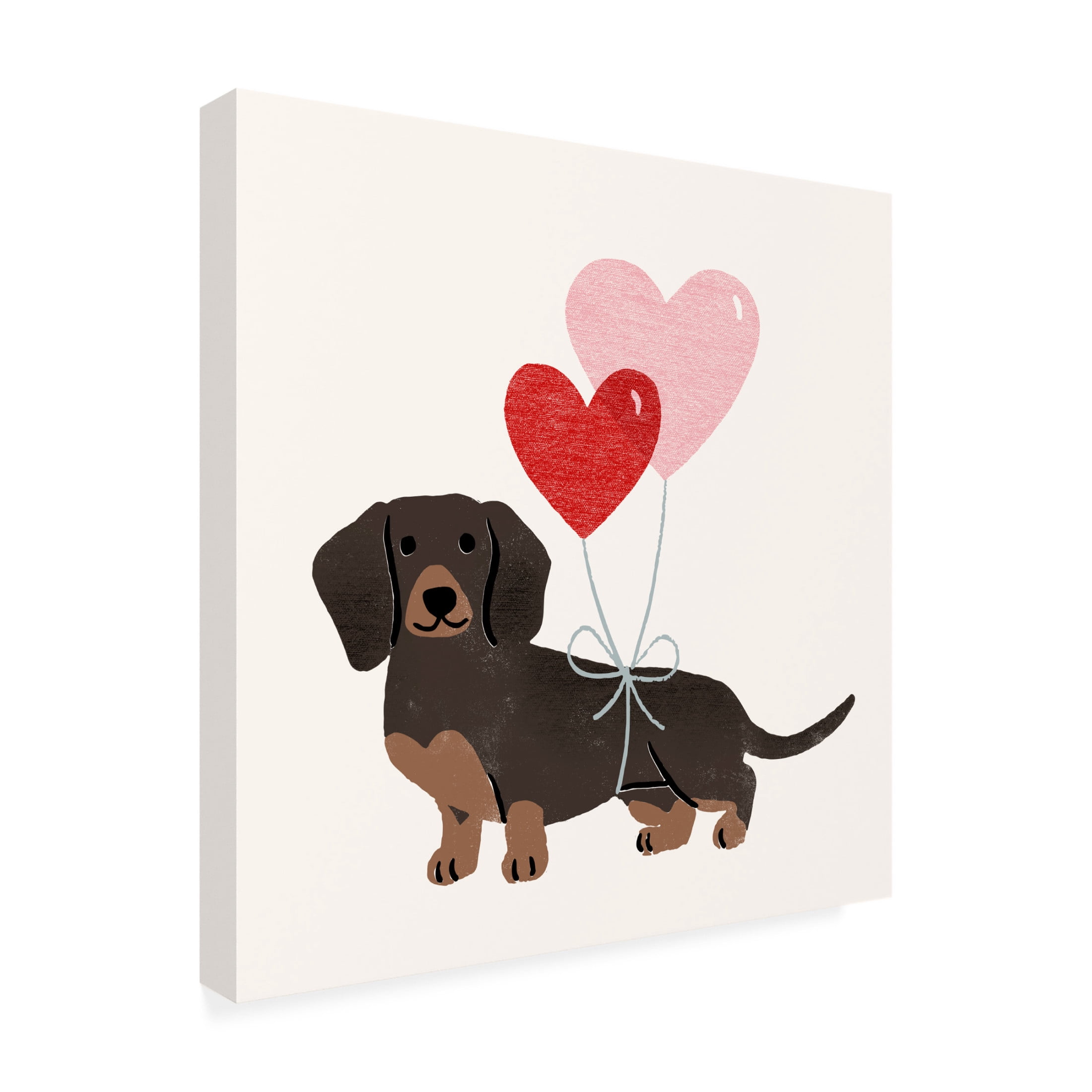 Trademark Fine Art Victoria Barnes Little Legs Big Heart IV Canvas Wall Art