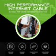 thumbnail image 2 of Cable Ethernet GEARit Cat5e, paquete de 50, 30 cm, negro, 2 of 9
