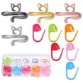 thumbnail image 4 of Pawsdot 1Set Adjustable Metal Yarn Tension Ring for Crochet Knitting with Comfortable Multi Color Cat Design, 4 of 7