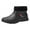 Black, variant on vauyc Rain Shoes Waterproof Boots Rain Shoes Stylish Warm Short Boot Footwear for Commuting Easy Clean Kitchen Rubber Shoes Durable Water Gaiters for Outdoor Use
