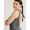 thumbnail image 5 of No Boundaries Juniors’ Lurex One Piece Tank Swimsuit with Scooped Back, Sizes S-XL, 5 of 6