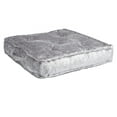 thumbnail image 5 of SAFAVIEH Belia Solid Floor Pillow, 25" x 25", Silver, 5 of 8