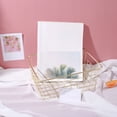 thumbnail image 4 of Storage Basket Solid Color Household Iron Basket Storage Box Bedroom Bathroom Gold S, 4 of 5