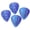 Bluish Violet, variant on BESTSKY 2Pcs Guitar Picks,Shredding Pick Guitar Accessories,Enhanced Sound Abs Material Guitar Pick,Purplish Blue
