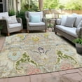 thumbnail image 4 of Dalyn Rugs Machine Washable Indoor/Outdoor Chantille Beige 9' x 12' Rug, 4 of 9