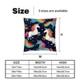 thumbnail image 5 of Robot Unicorn Attack Throw Pillow - Velvet Pillow Inserts Covers with Unique Patterns - Set of 2 - Available in 16x16, 18x18, 20x20 Inches for Various Occasions, 5 of 6