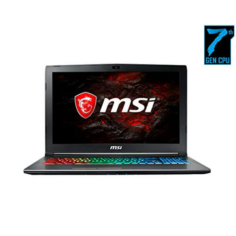 nedsænket vægt beskyttelse MSI GF62VR 7RF-877 Laptop (Windows 10 Home, Intel Core i7-7700HQ, 15.6" LCD  Screen, Storage: 1024 GB, RAM: 16 GB) Black - Walmart.com