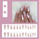 thumbnail image 4 of Uñas postizas acrílicas rosas brillantes, 24 unidades, para aplicar sobre las uñas, 4 of 7