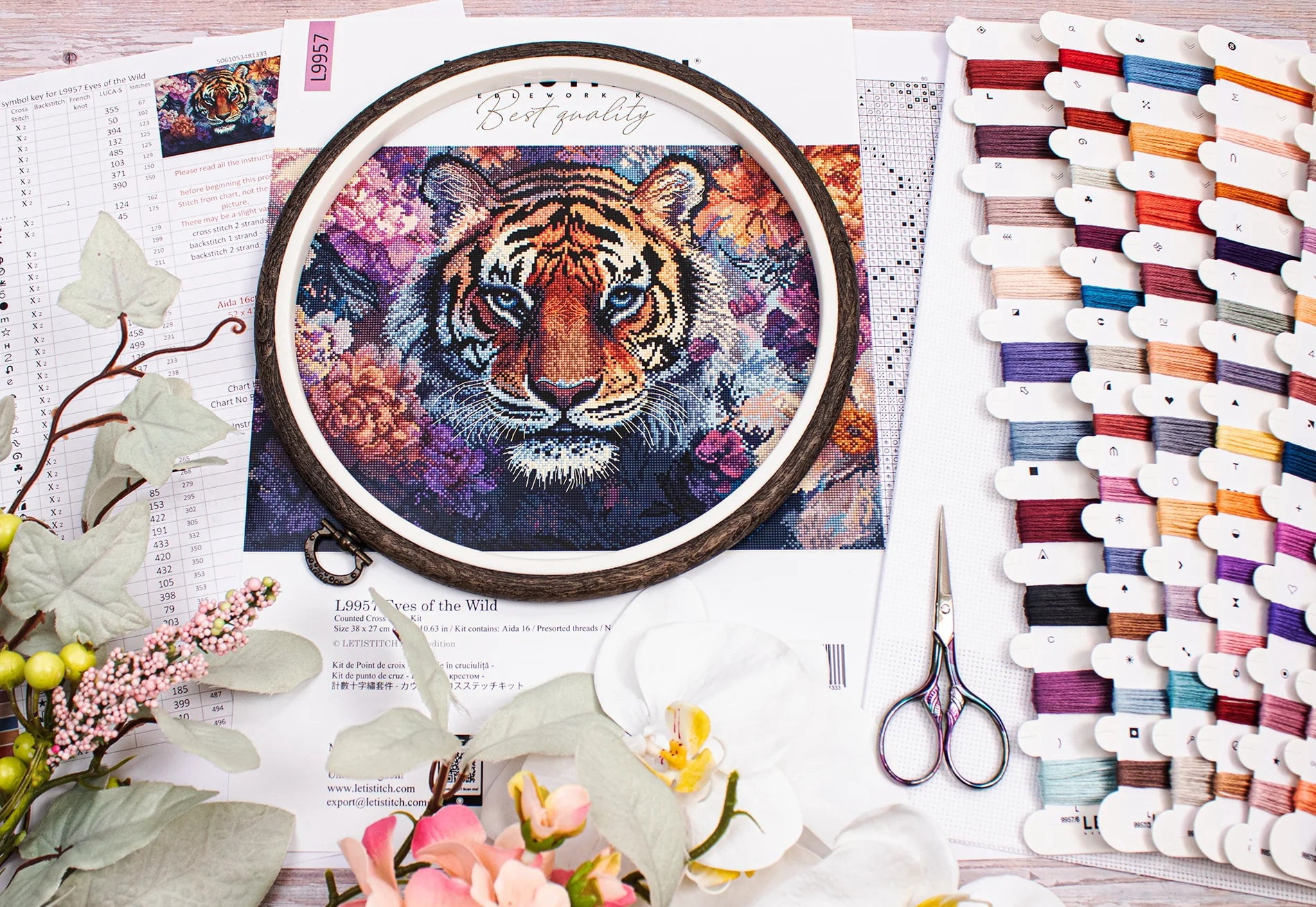 Eyes of the Wild L9957 Counted Cross Stitch Kit