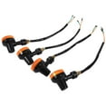 thumbnail image 3 of 4x Universal Motorcycle Turn  Indicators Blinker Amber Light Bulb Black Case with Yellow Lense Motorcycle Turn  Light Bulb 12V, 3 of 7