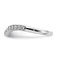 thumbnail image 4 of Auriga Fine Jewelry 14K White Gold Diamond Ring for Women Guard Size 7, 4 of 6